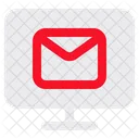 Monitor Mail Conversation Icon