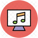 Monitor Screen Musical Icon