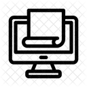 Monitor File Screen Icon
