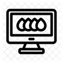 Monitor Ink Screen Icon