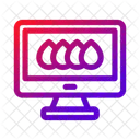 Monitor Ink Screen Icon
