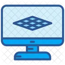 Monitor Vertical Grid Grid Icon