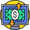 Online Payment Monitor Dollar Payment Icon