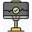 Monitor Screen Manufacturing Icon