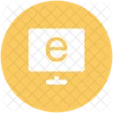 Monitor Computer E Learning Icon