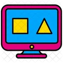 Monitor Graphic Design Digital Icon