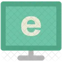 Monitor Computer E Learning Icon