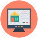 Monitor Screen Online Icon