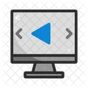 Color D Effect Monitor Screen Icon
