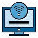 Wifi Monitor Computer Icon