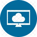 Monitor Compuer Cloud Icon