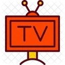 Monitor Television Set Tv Icon