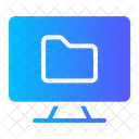 Monitor Computer Applications Icon
