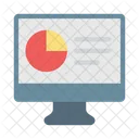 Monitor Screen Graph Icon