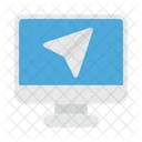 Monitor Screen Send Icon