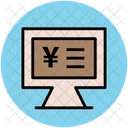 Monitor Screen Yen Icon