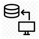 Monitor Sharing Data Icon