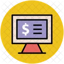 Monitor Screen Dollar Icon