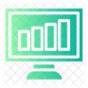 Monitor Computer Business And Finance Icon