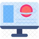 Monitor Elearning Online Learning Icon