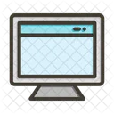 Computer Screen Display Icon