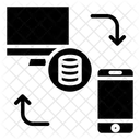 Flechas Intercambio De Datos Compartir Datos Icon