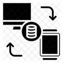 Flechas Intercambio De Datos Compartir Datos Icono