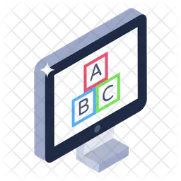Monitor Alphabets  Icon