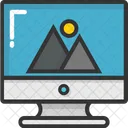 Desktop Monitor Anzeige Icon