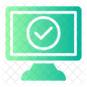 Monitor aprovado  Icon