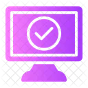 Monitor aprovado  Icon