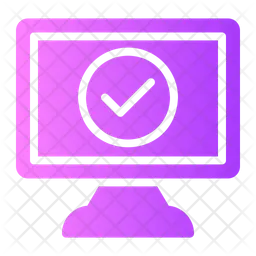 Monitor aprovado  Ícone
