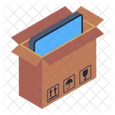 Monitor Parcel Monitor Box Monitor Purchase Box Icon