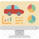 Monitor Car Transport Icon