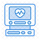 Monitor Cardiaco Frecuencia Cardiaca Latidos Del Corazon Icon