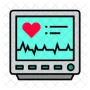 Monitor de cardiograma  Ícone