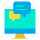 Monitor Chat Icon