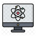 Monitor De Ciencia Tela Monitor Icon