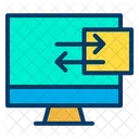 Cartella Monitor Computer Icon