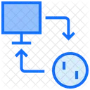 Monitor Connection  Icon