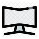 Monitor de curva  Ícone