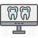 Monitor De Dentes Computador Odontologico Icon