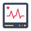 Monitor De Ecg Eletrocardiograma Eletrocardiograma Icon