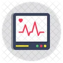 Monitor De Ecg Eletrocardiograma Eletrocardiograma Icon