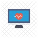 Medico Monitor Pantalla Icono