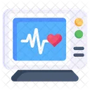 Monitor de latidos del corazón  Icono