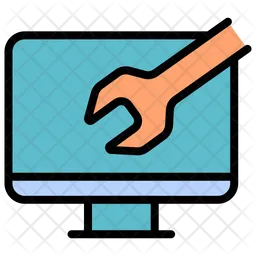Monitor de reparación  Icono