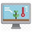 Monitor De Temperatura Clima Control Icono