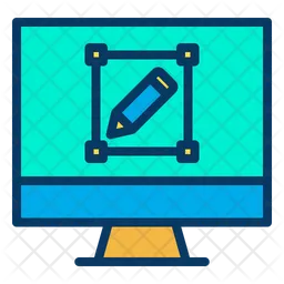 Monitor Design  Icon