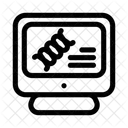 Monitor Dna Computer Screen Icon